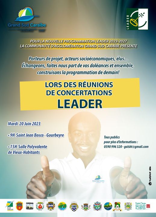 réunion concertation leader