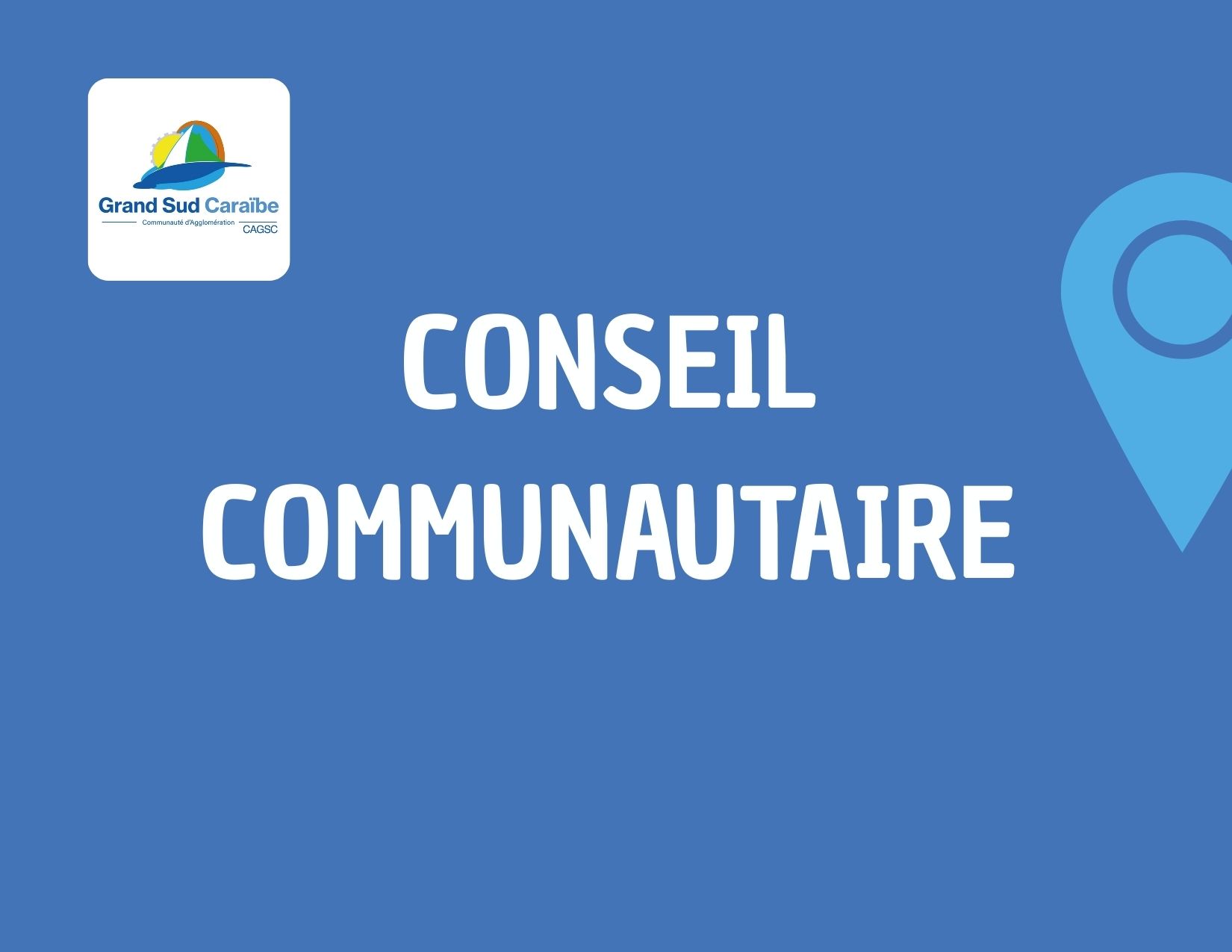 Séance du conseil communautaire